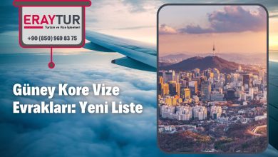 Güney Kore Vize Evrakları: Yeni Liste [2021]