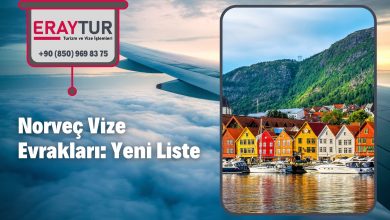 Norveç Vize Evrakları: Yeni Liste [2021]