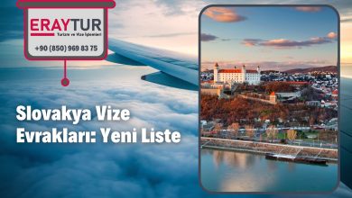 Slovakya Vize Evrakları: Yeni Liste [2021]